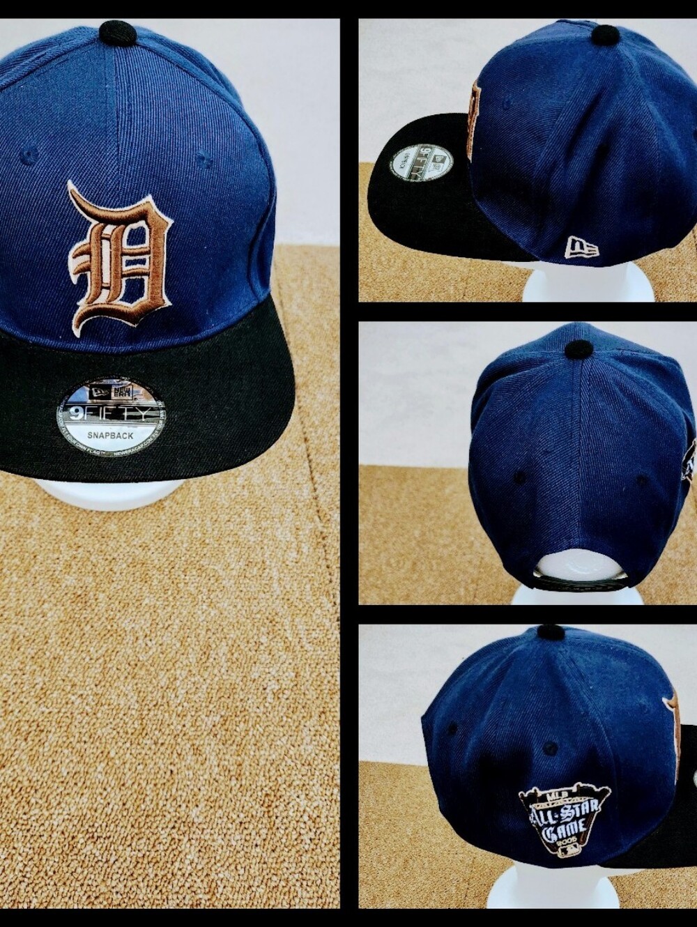 DETROIT TIGERS MLB BASEBALL SNAPBACK HAT.